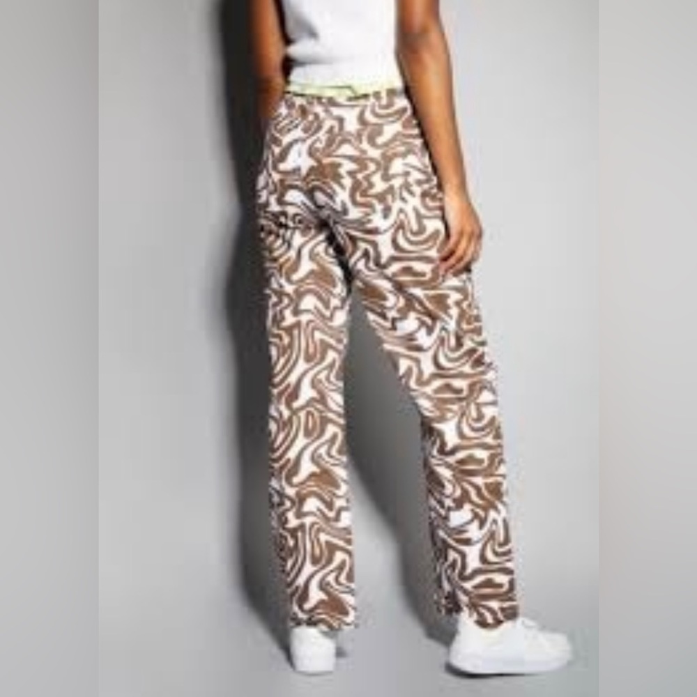 Rue21 Brown and White Skater Jeans